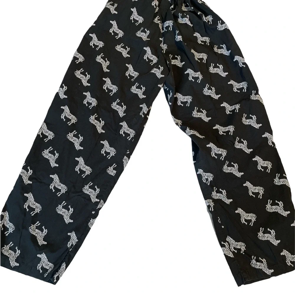 Vintage Men Polo Ralph Lauren Zebra Pajama Pants Sleep/lounge  Large